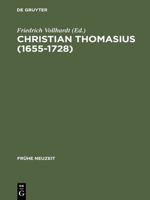 cover image of Christian Thomasius (1655-1728)
